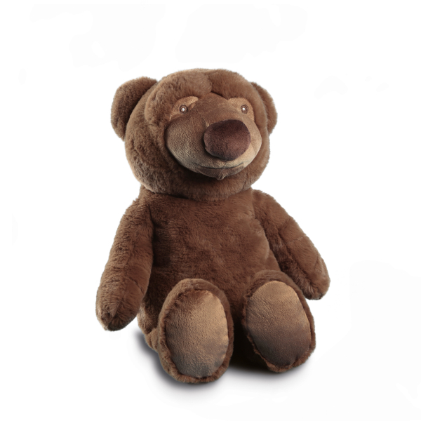 Biederlack Kuschelset Dream Team Bär 'Bruno' 75 x 100 cm Braun - Beige