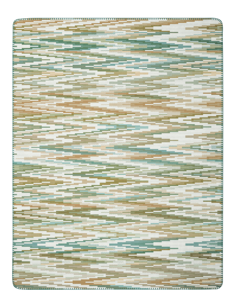 Biederlack Wohn- und Kuscheldecke 'Mission Teal' 150 x 200 cm Grün - Blau