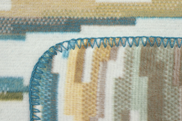Biederlack Wohn- und Kuscheldecke 'Mission Teal' 150 x 200 cm Grün - Blau