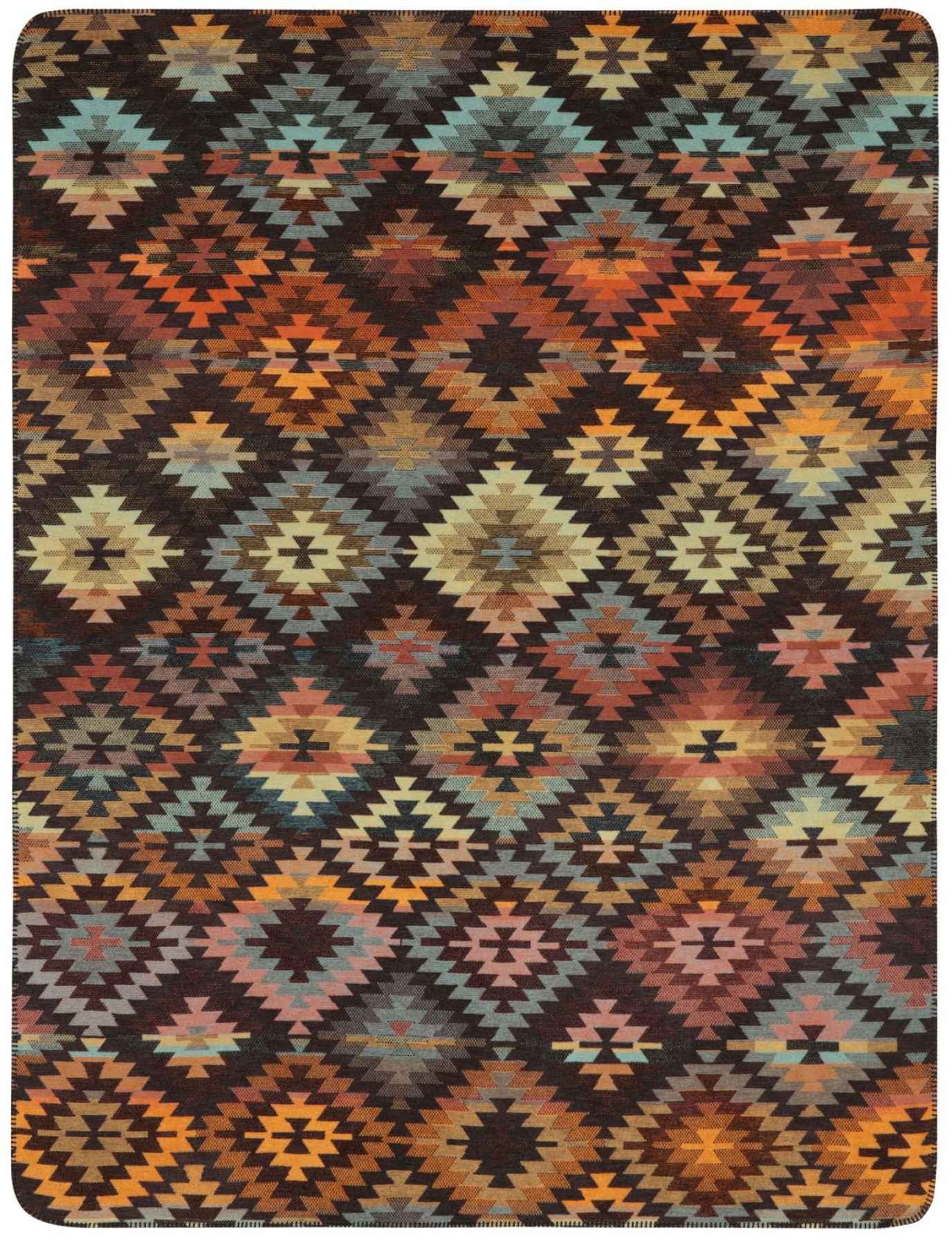 Biederlack Wohn- und Kuscheldecke 'Nomad Glow' 150 x 200 cm Bunt