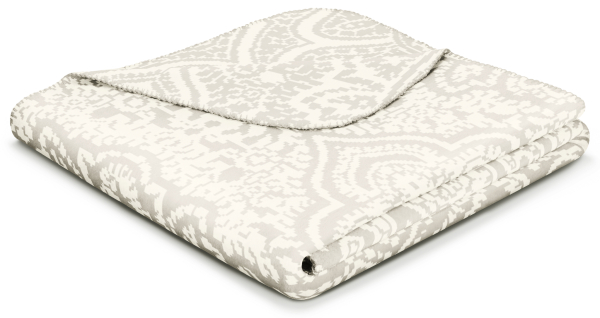 Biederlack Wohn- und Kuscheldecke 'Swinging Paisley' 150 x 200 cm Beige