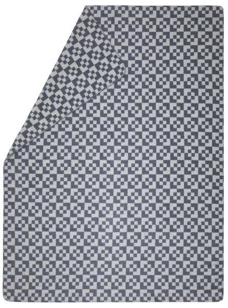David Fussenegger Kurzflor- Wohndecke Savona 'Geflecht' 150 x 200 cm Grau