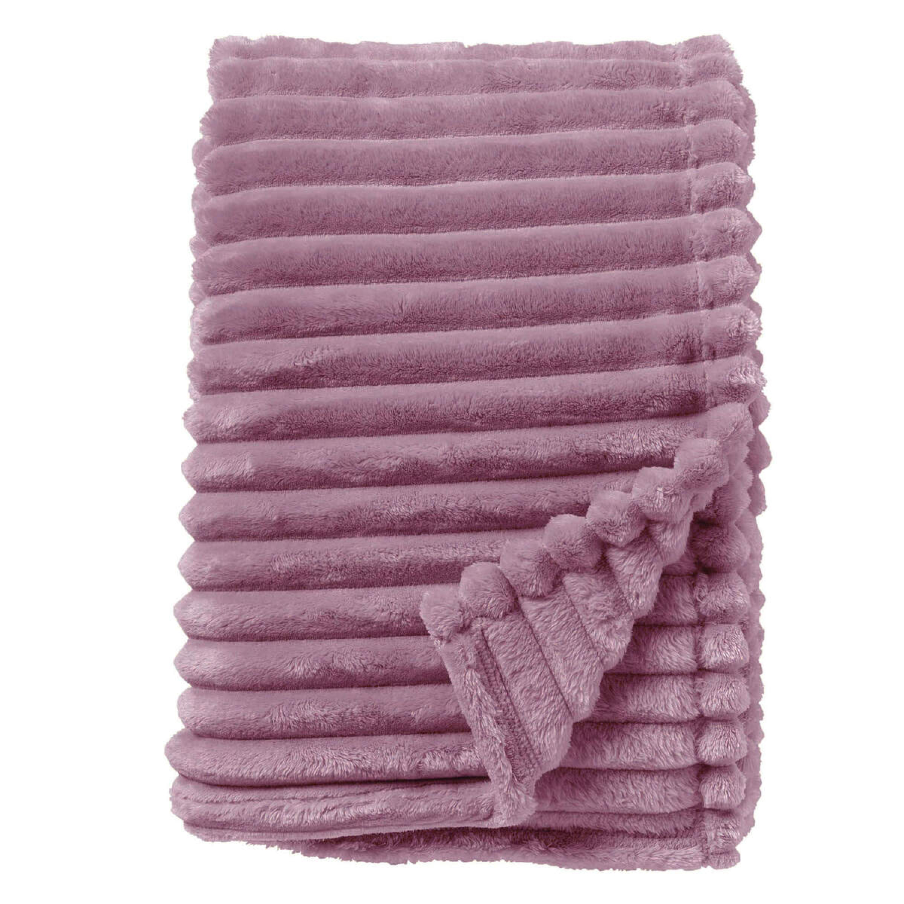 Dutch Decor Kuscheldecke 'Ricky' 150 x 200 cm Dusky Orchid - Lila