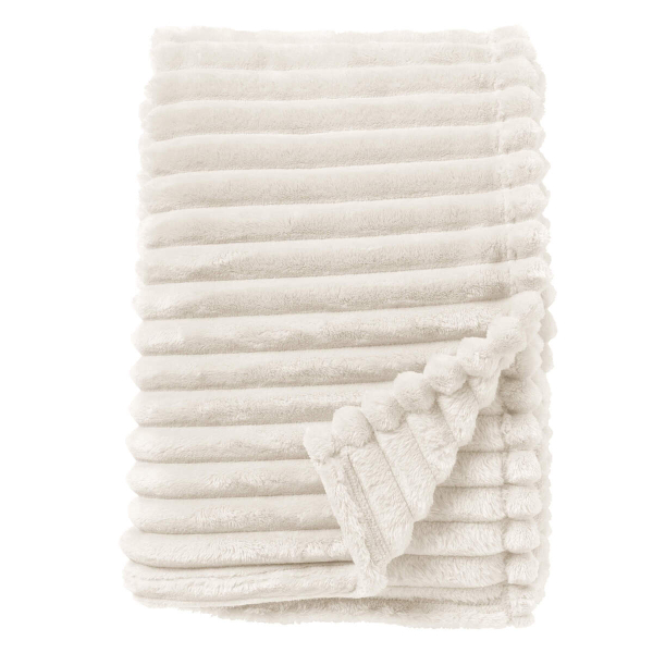 Dutch Decor Kuscheldecke 'Ricky' 150 x 200 cm Snow White - Weiß