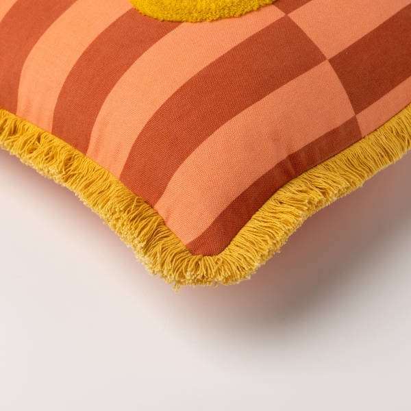 Dutch Decor Kissenhülle 'Ciao' 30 x 50 cm Melon - Orange