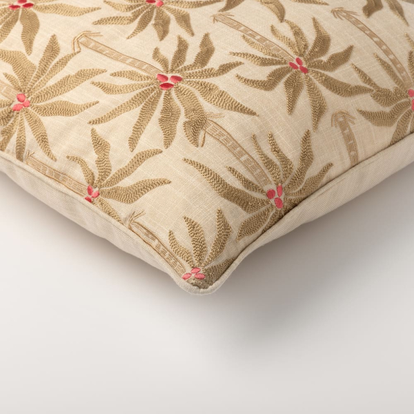 Dutch Decor Kissenhülle 'Zenna' 45 x 45 cm Almond Buff - Beige