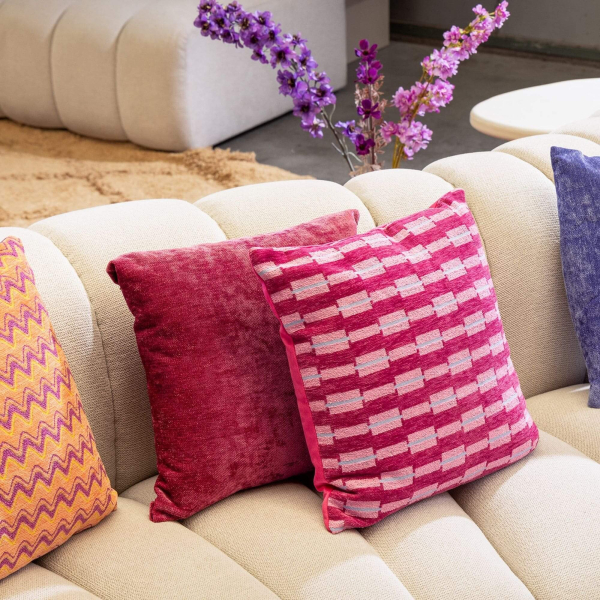 Dutch Decor Kissenhülle 'Arabel' 45 x 45 cm Rosebud - Rosa