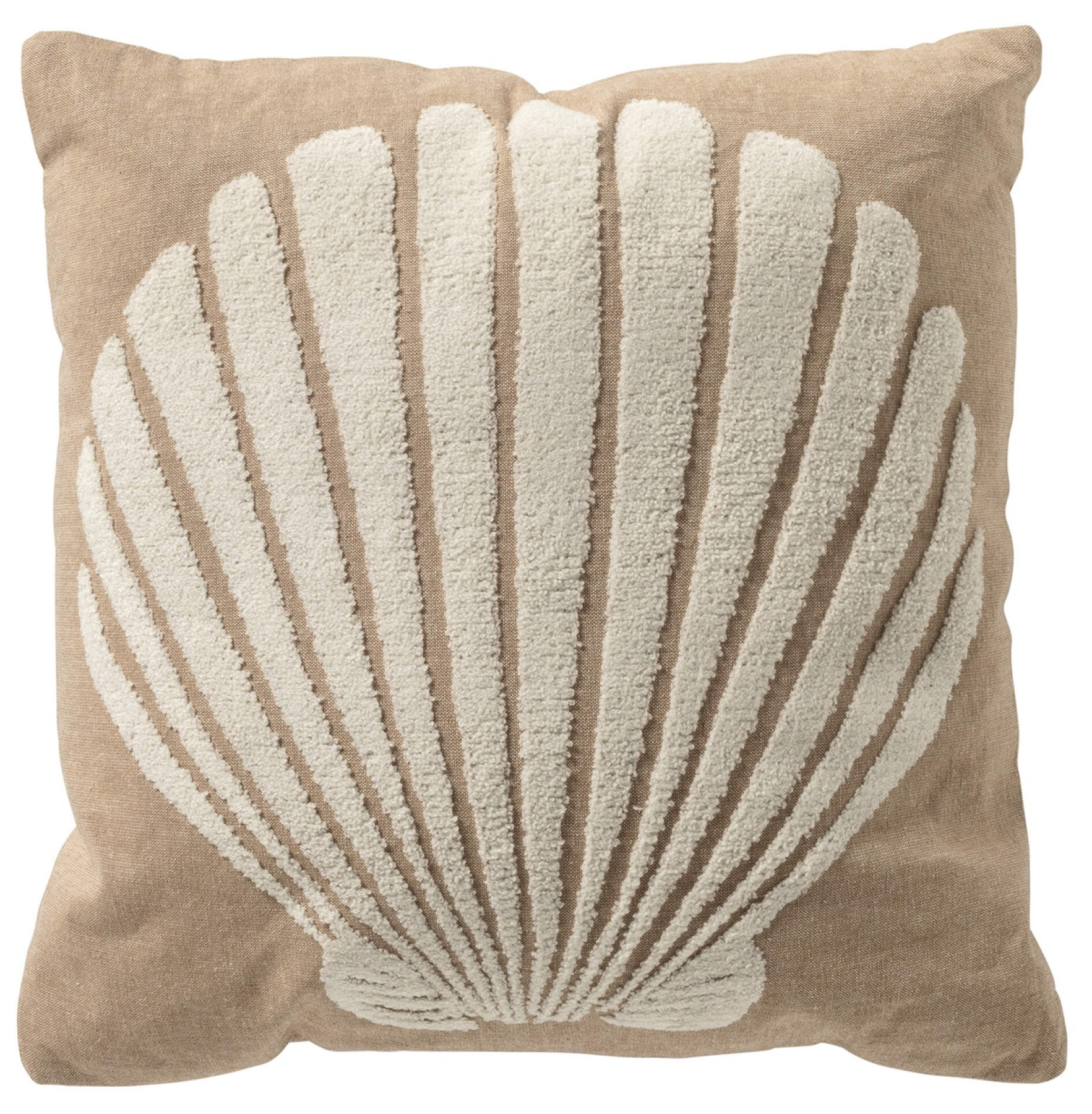 Dutch Decor Kissenhülle 'Merlijn' 45 x 45 cm Irish Cream - Beige