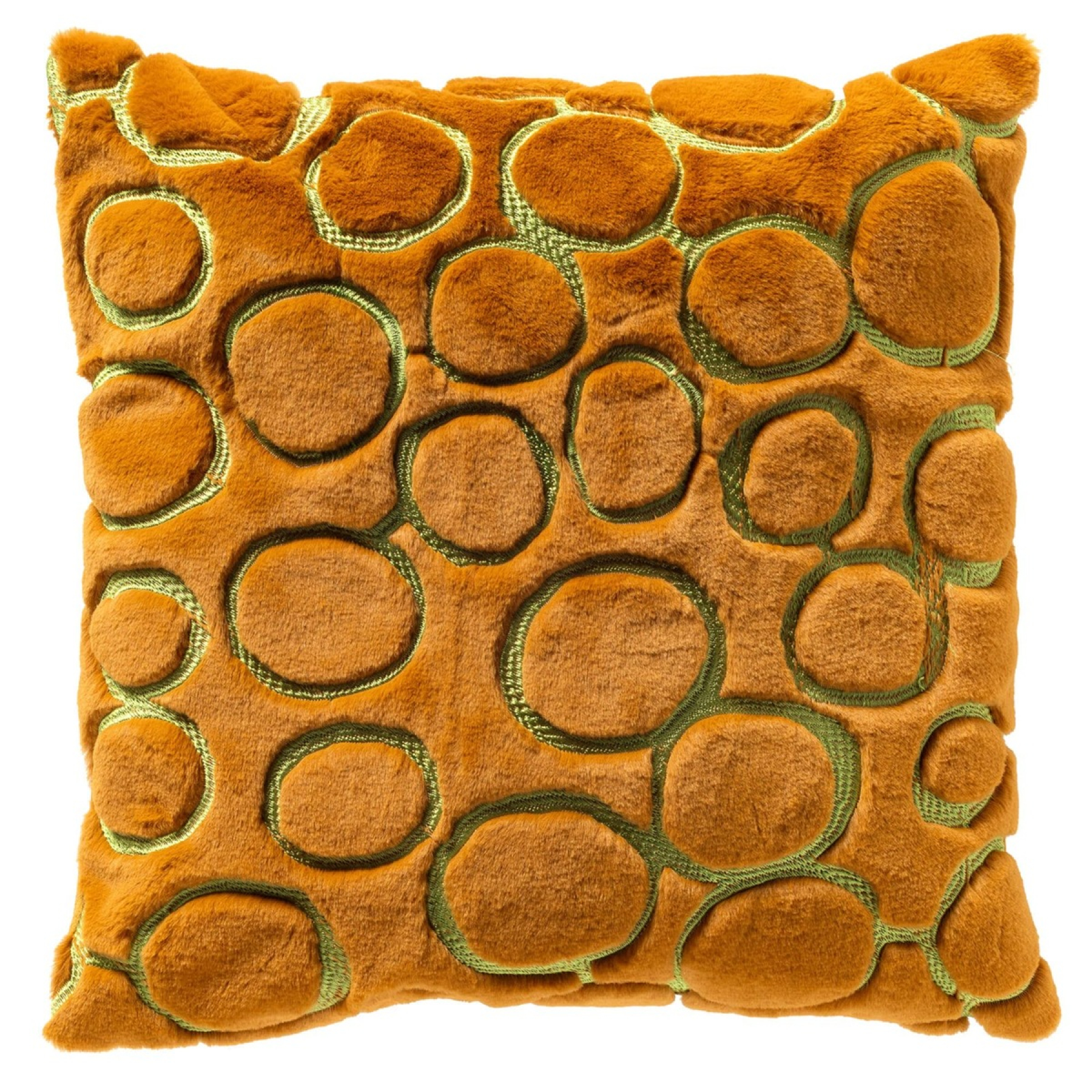 Dutch Decor Kissenhülle 'Domani' 45 x 45 cm Buckthorn Brown - Braun
