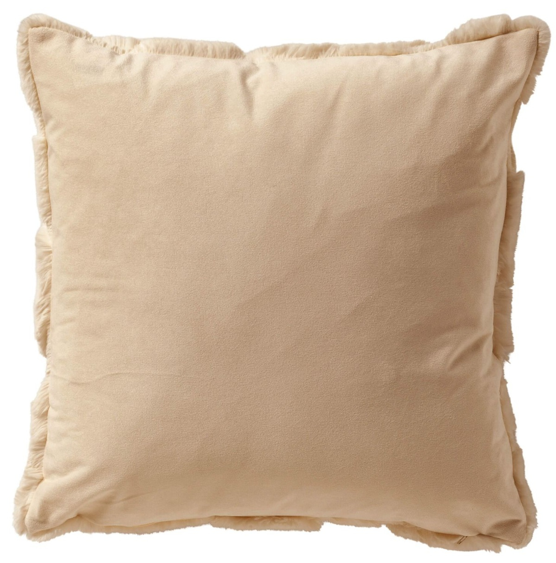 Dutch Decor Kissenhülle 'Pom' 45 x 45 cm Summer Sand - Beige