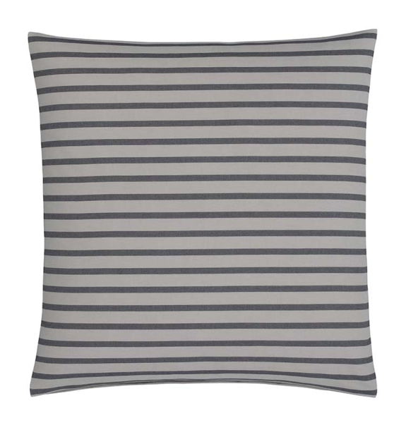 elegante Soft- Flanell Bettwäsche 'Inverness' 135 x 200 cm Kiesel - Grau