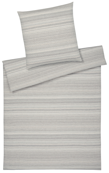 elegante Halbleinen Bettwäsche 'Flair' 135 x 200 cm Natural