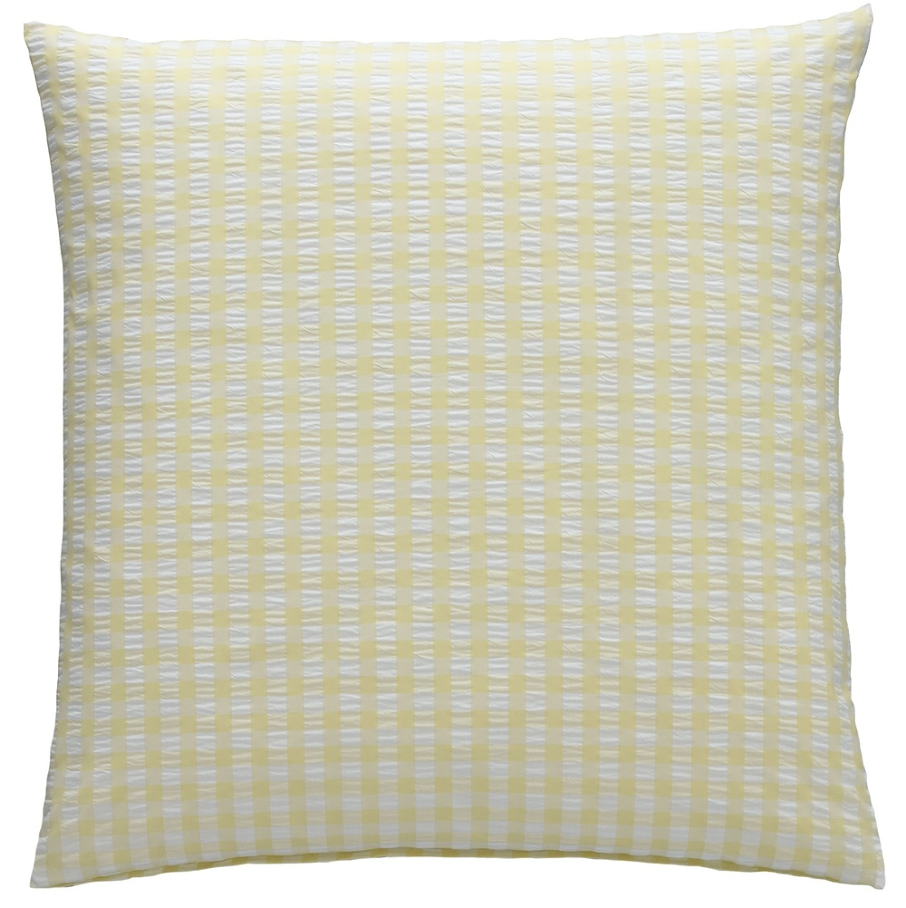 elegante Seersucker Bettwäsche 'Lilly' 135 x 200 cm Buttergelb