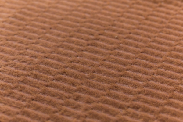 David Fussenegger Wohndecke Plaid Carla 'Grid' 135 x 200 cm Kupfer