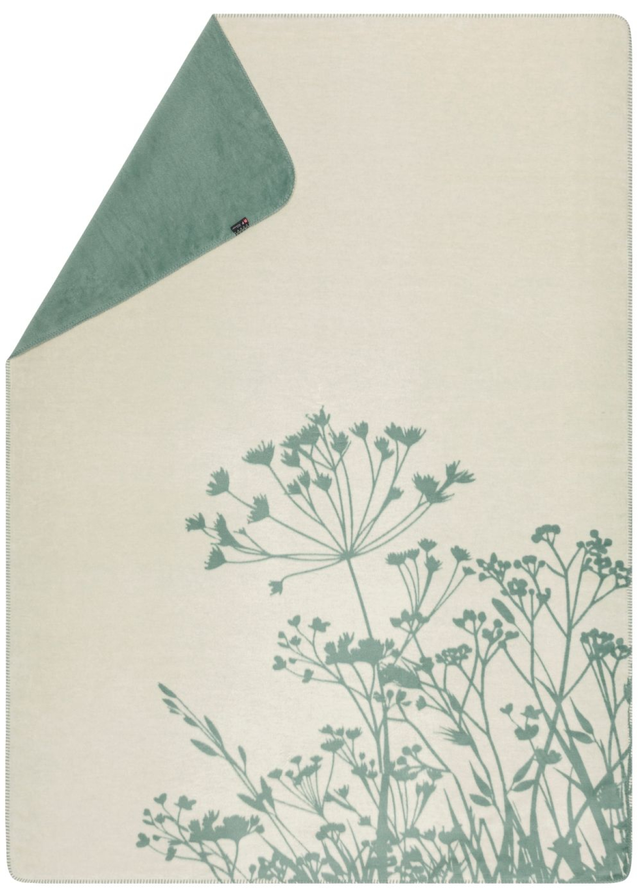 David Fussenegger Wohndecke Bamboo 'Gräser' 150 x 200 cm Hellgrün