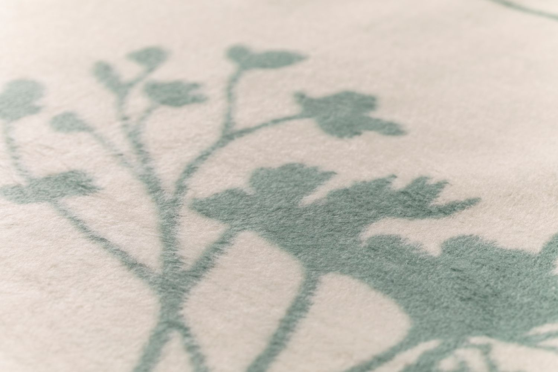 David Fussenegger Wohndecke Bamboo 'Gräser' 150 x 200 cm Hellgrün