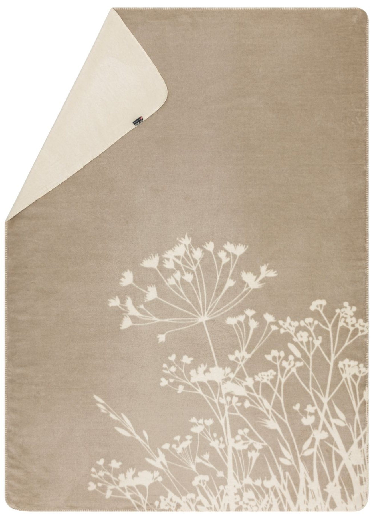 David Fussenegger Wohndecke Bamboo 'Gräser' 150 x 200 cm Natur- Beige