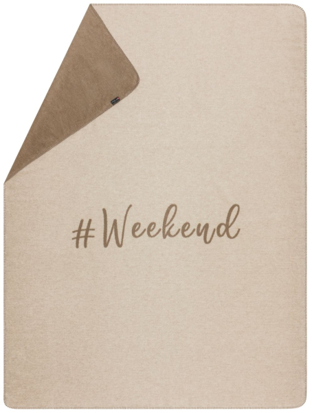 David Fussenegger Kurzflor- Wohndecke Savona '#Weekend' 150 x 200 cm Chinchilla- Beige