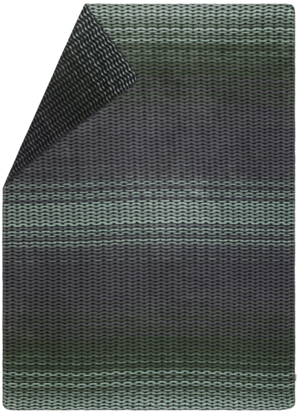 David Fussenegger Kurzflor- Wohndecke Savona 'Wellen Verlauf' 150 x 200 cm Efeu- Grün