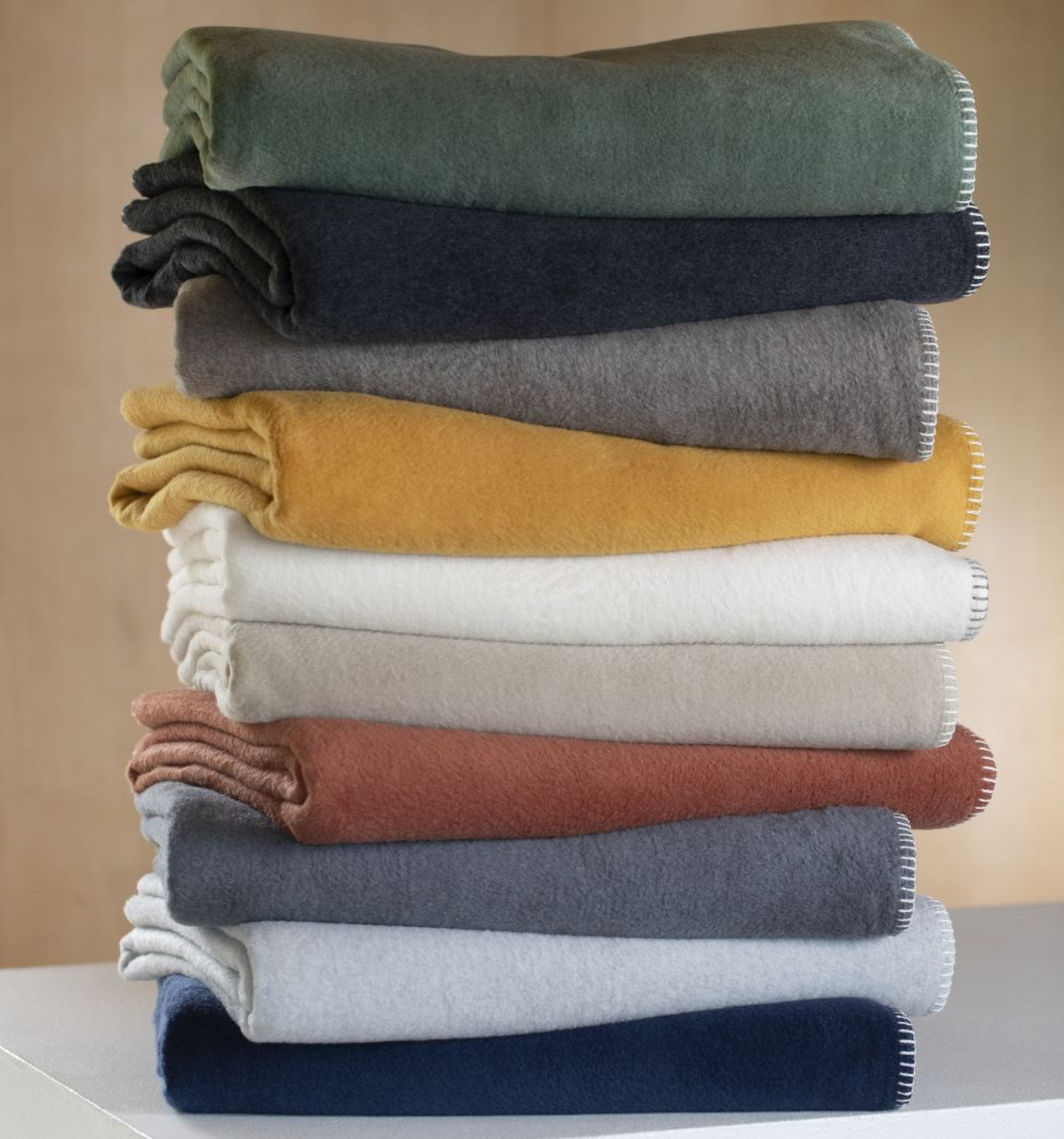 David Fussenegger Kurzflor- Wohndecke Savona 'Uni' 150 x 200 cm