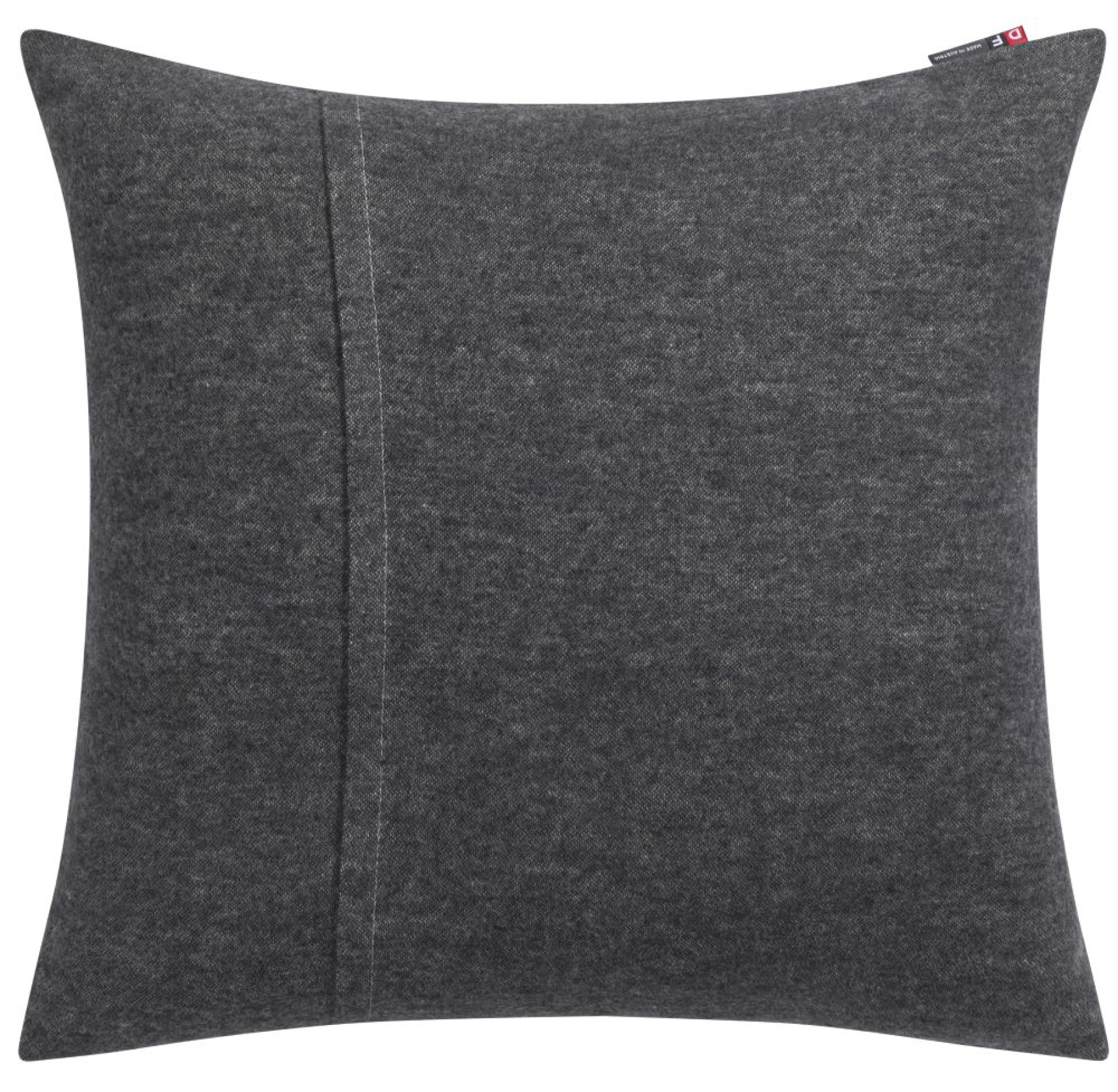 David Fussenegger Kissenhülle Silvretta 'Gipfelstürmer' 50 x 50 cm Anthrazit- Grau