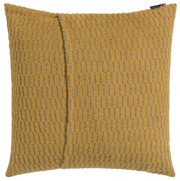 David Fussenegger Kissenhülle Carla 'Grid' 50 x 50 cm Gold