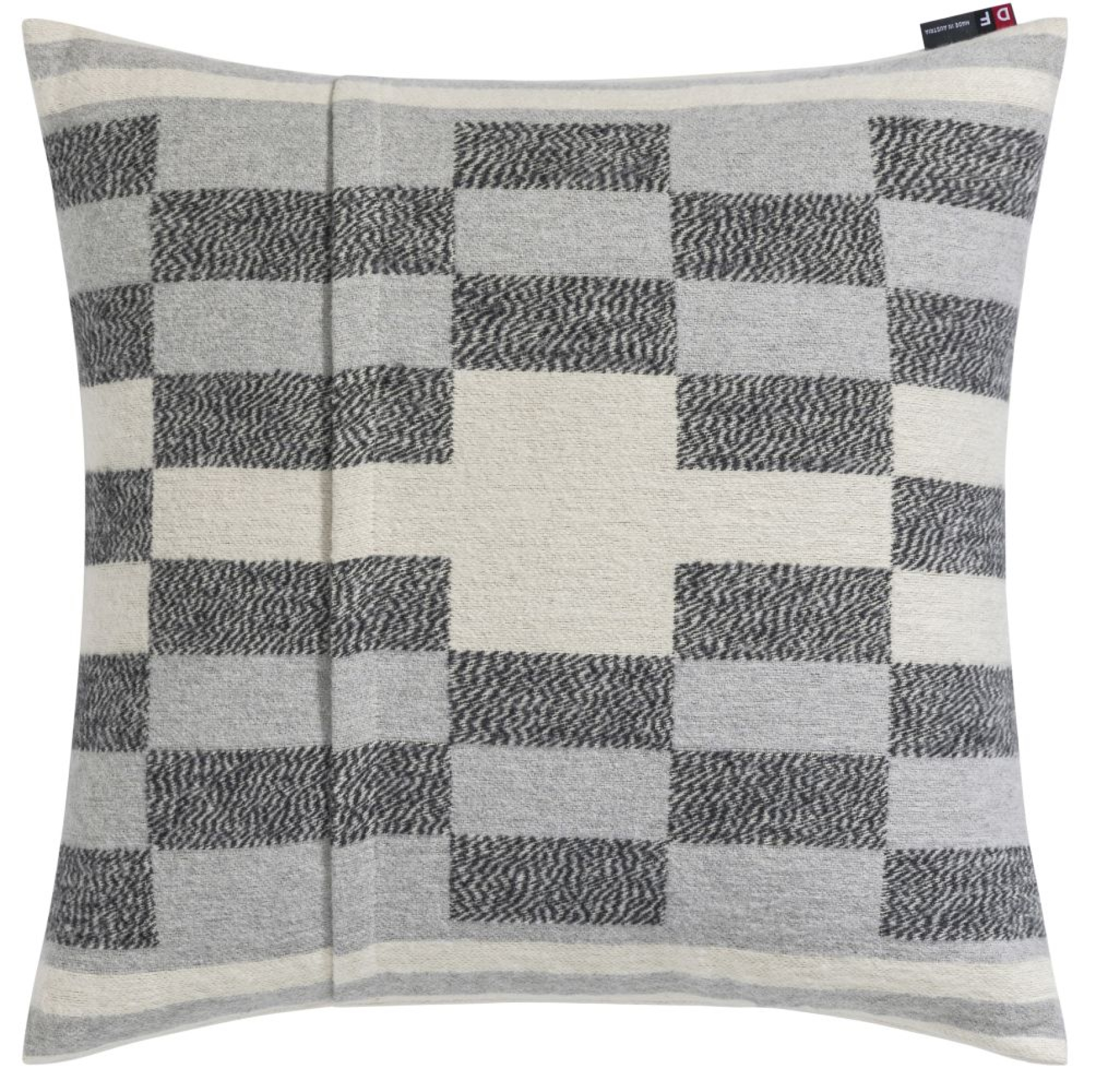 David Fussenegger Kissenhülle Nova 'Pixel' 50 x 50 cm Filz- Grau