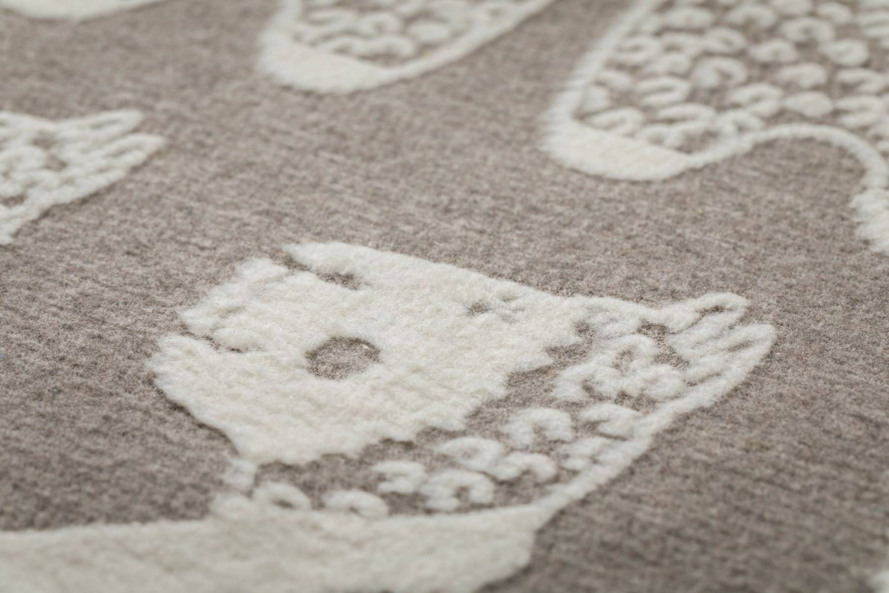 David Fussenegger Babydecke Plaid Carla 'Alpaka' 70 x 90 cm Rauch- Beige