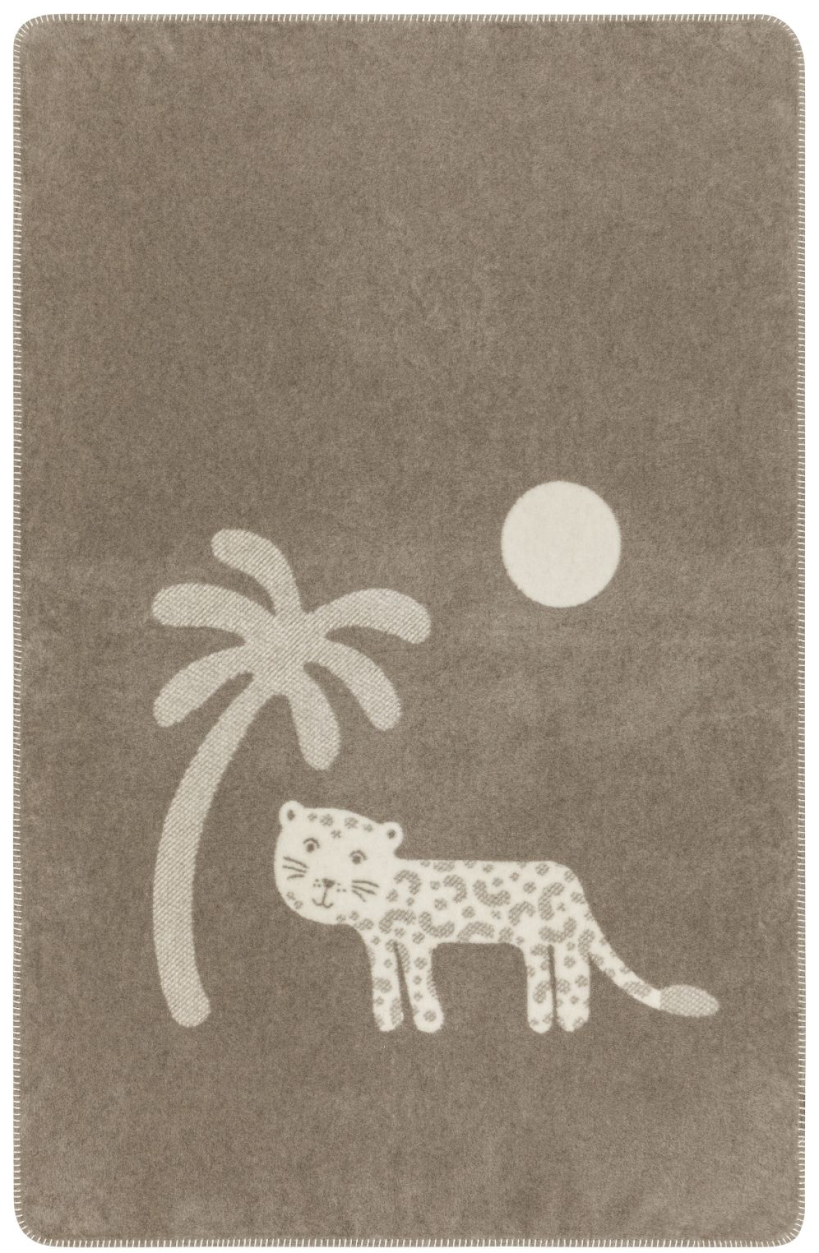 David Fussenegger Kinderdecke Mila 'Leo' 100 x 150 cm Rauch