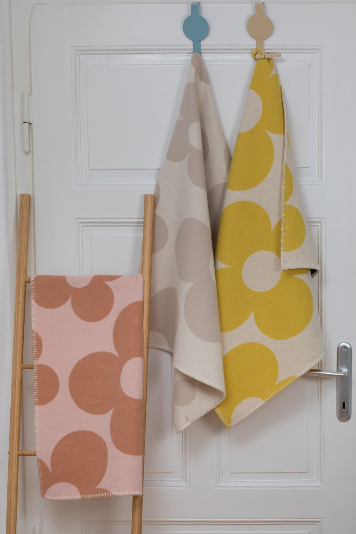 David Fussenegger Babydecke Lena 'Flowers' 70 x 90 cm Natur- Beige