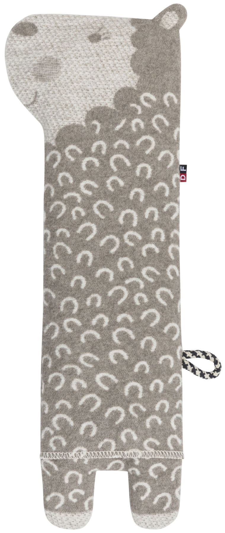 David Fussenegger Babydecke Juwel in der Puppe 'Alpaka' 70 x 90 cm Rauch- Beige