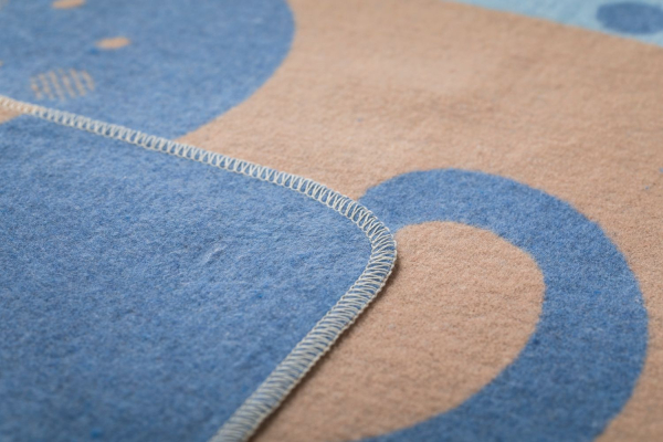 David Fussenegger Babydecke Juwel 'Ocean Friends' 70 x 90 cm Samtblau