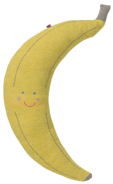 David Fussenegger Kissen gefüllt Juwel 'Banane' 20 x 70 cm Gelb