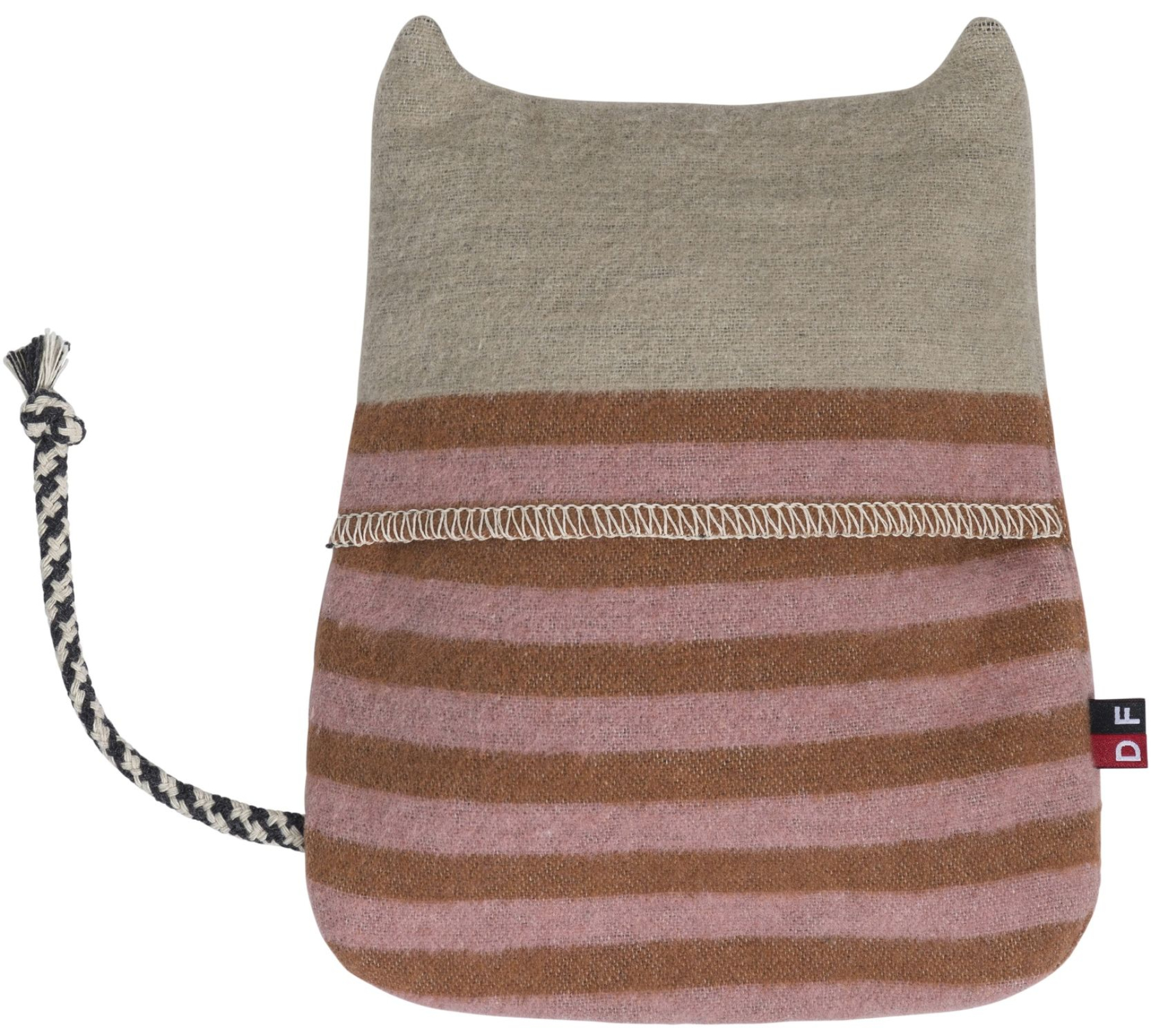 David Fussenegger Körnerkissen 'Katze' 16 x 29 cm Natur