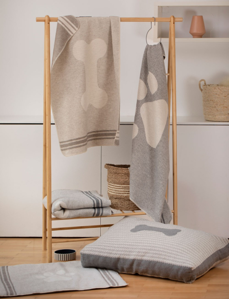 David Fussenegger Hundedecke 'Paws' 100 x 140 cm Grau