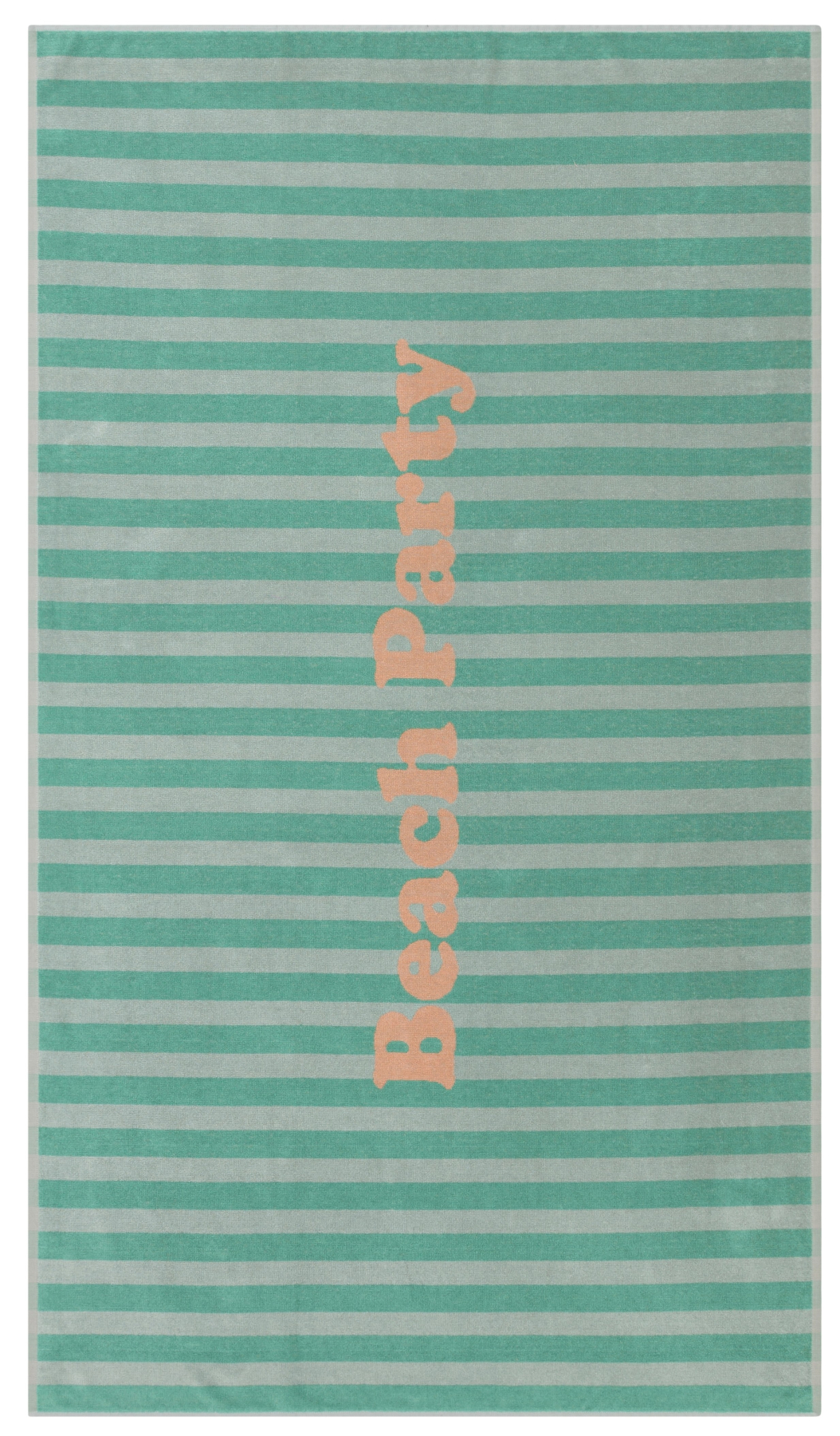 David Fussenegger Playa Frottee- Strandtuch 'Beach Party' 140 x 180 cm Mint- Grün