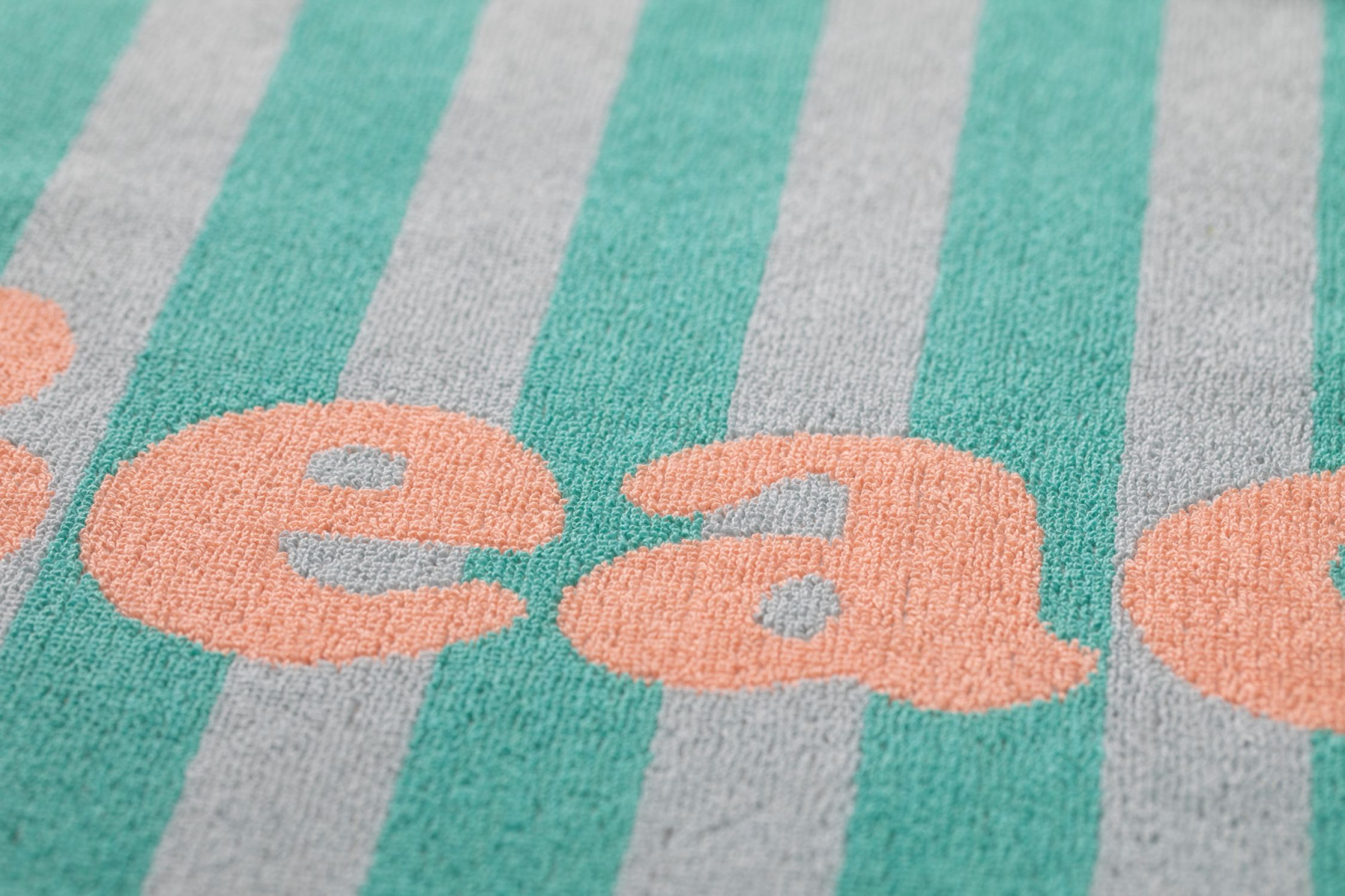 David Fussenegger Playa Frottee- Strandtuch 'Beach Party' 140 x 180 cm Mint- Grün