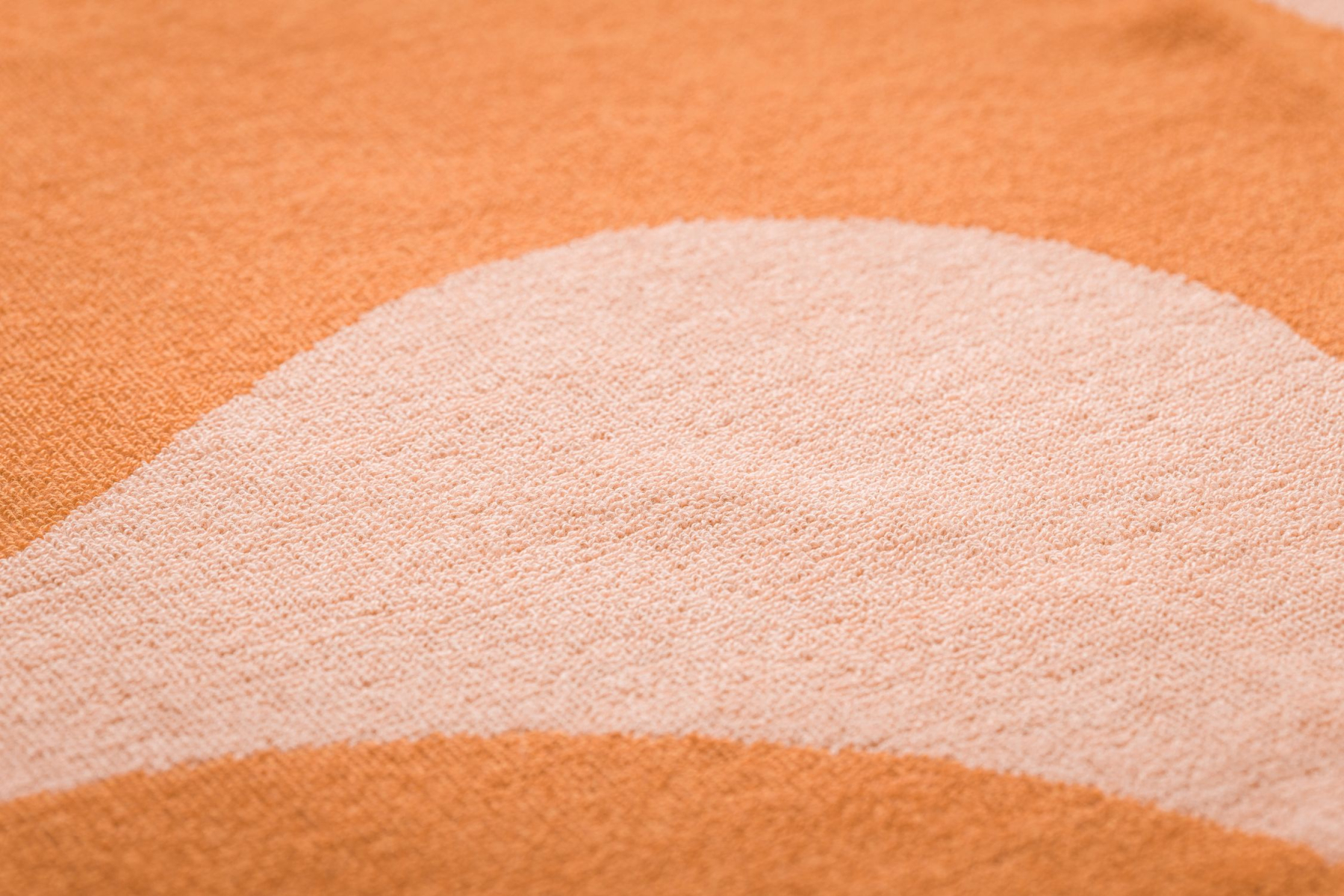 David Fussenegger Playa Frottee- Strandtuch 'Retro Waves' 140 x 180 cm Hellorange