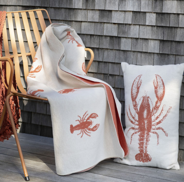 David Fussenegger Kissenhülle Nova 'Hummer' 40 x 60 cm Terracotta