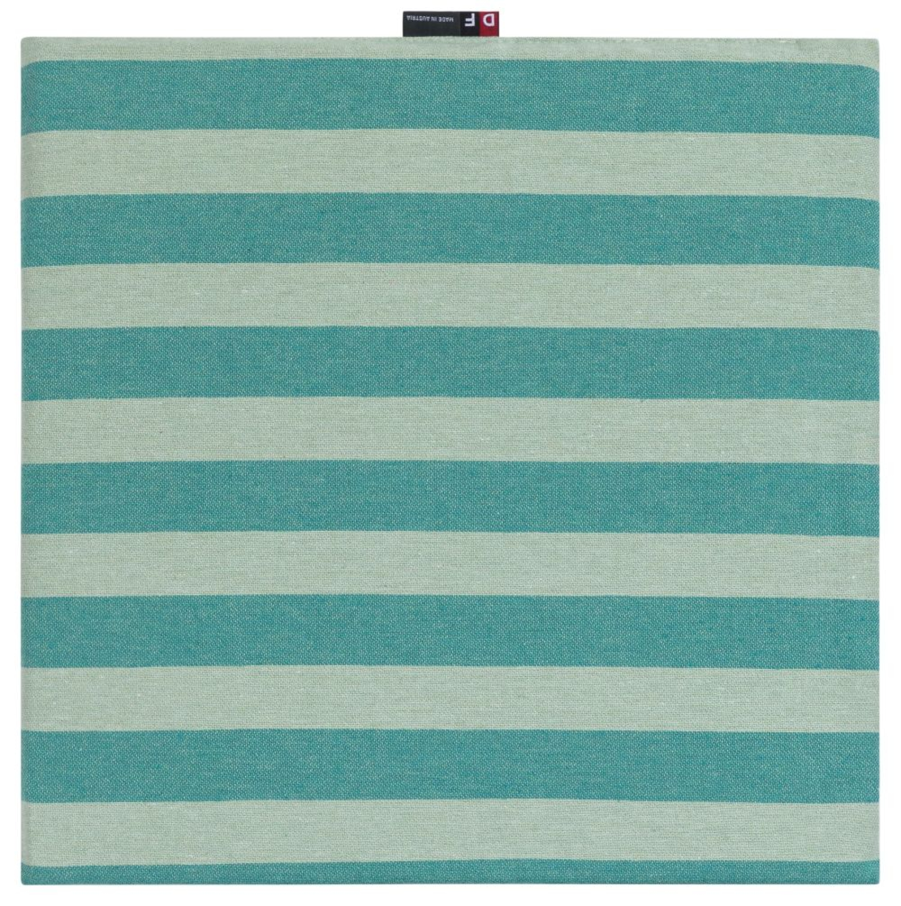 David Fussenegger Sitzkissen Porto 'Streifen' 40 x 40 cm Mint- Grün