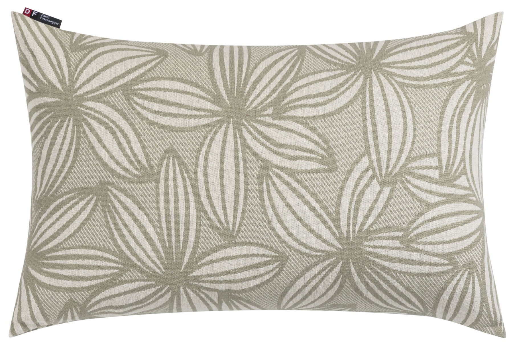 David Fussenegger Kissenhülle Porto 'Linea Flora' 40 x 60 cm Salbei- Grün