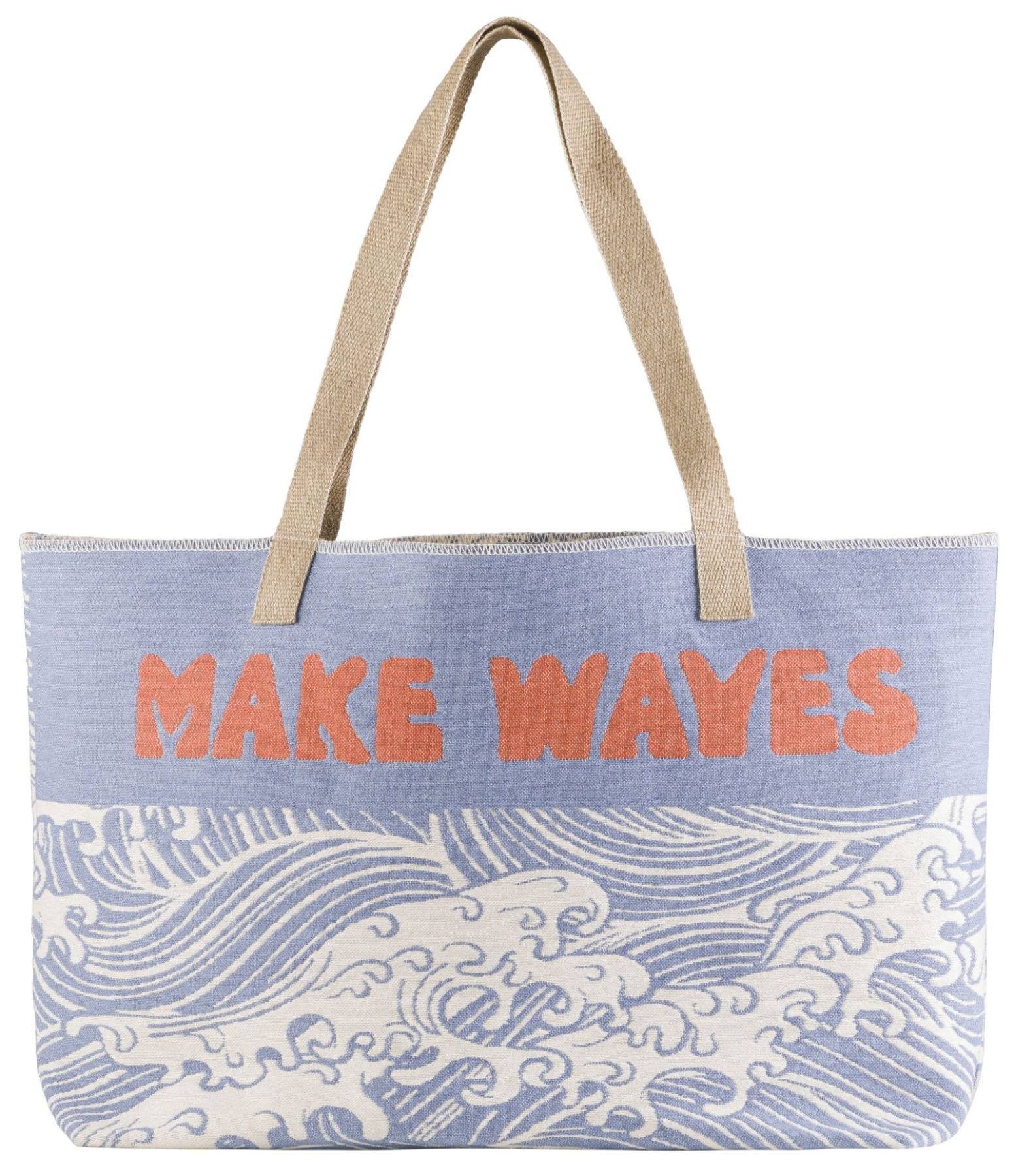 David Fussenegger Tasche Goliath 'Make Waves' 65 x 40 cm Marine - Blau