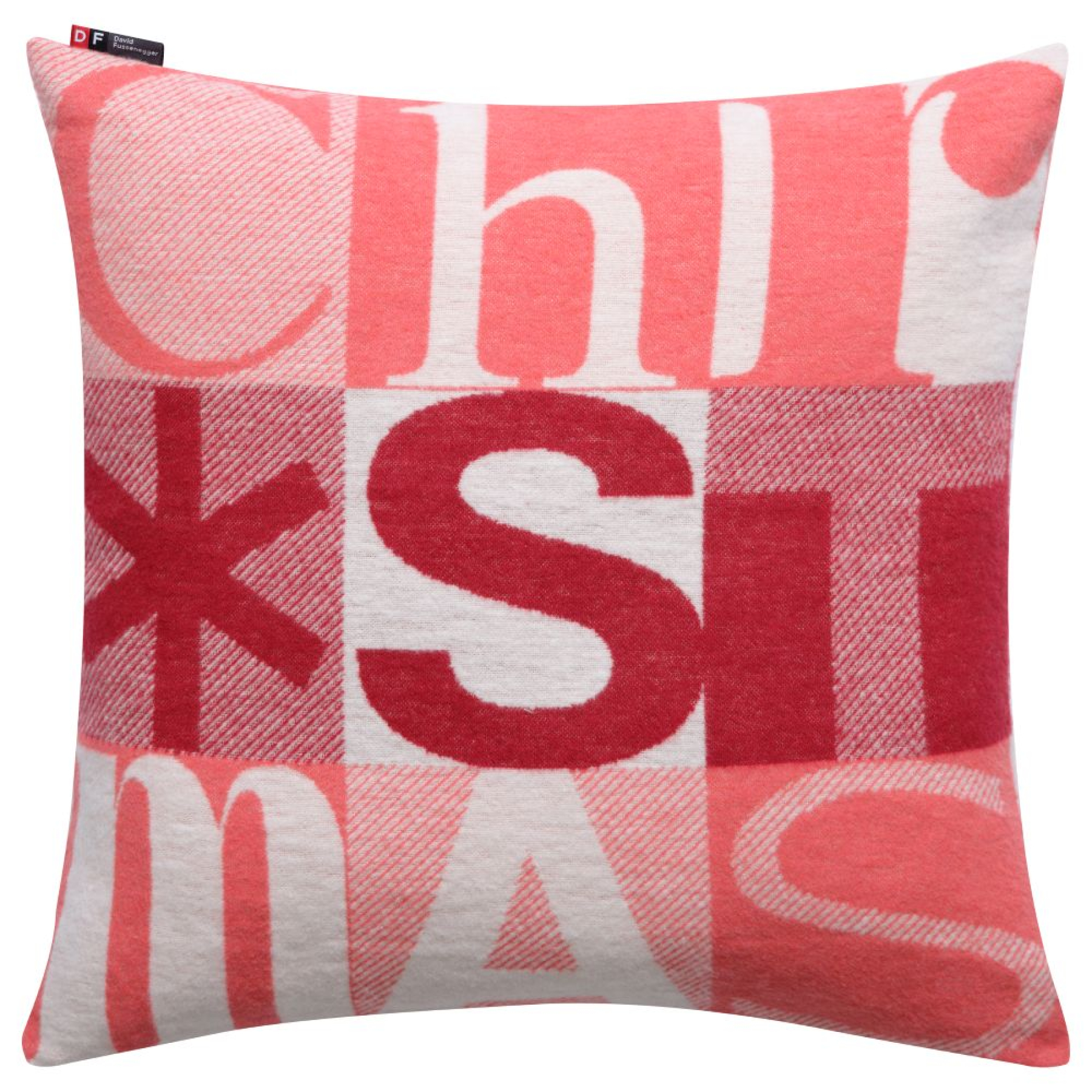 David Fussenegger Kissenhülle Silvretta 'Christmas' 50 x 50 cm Rot