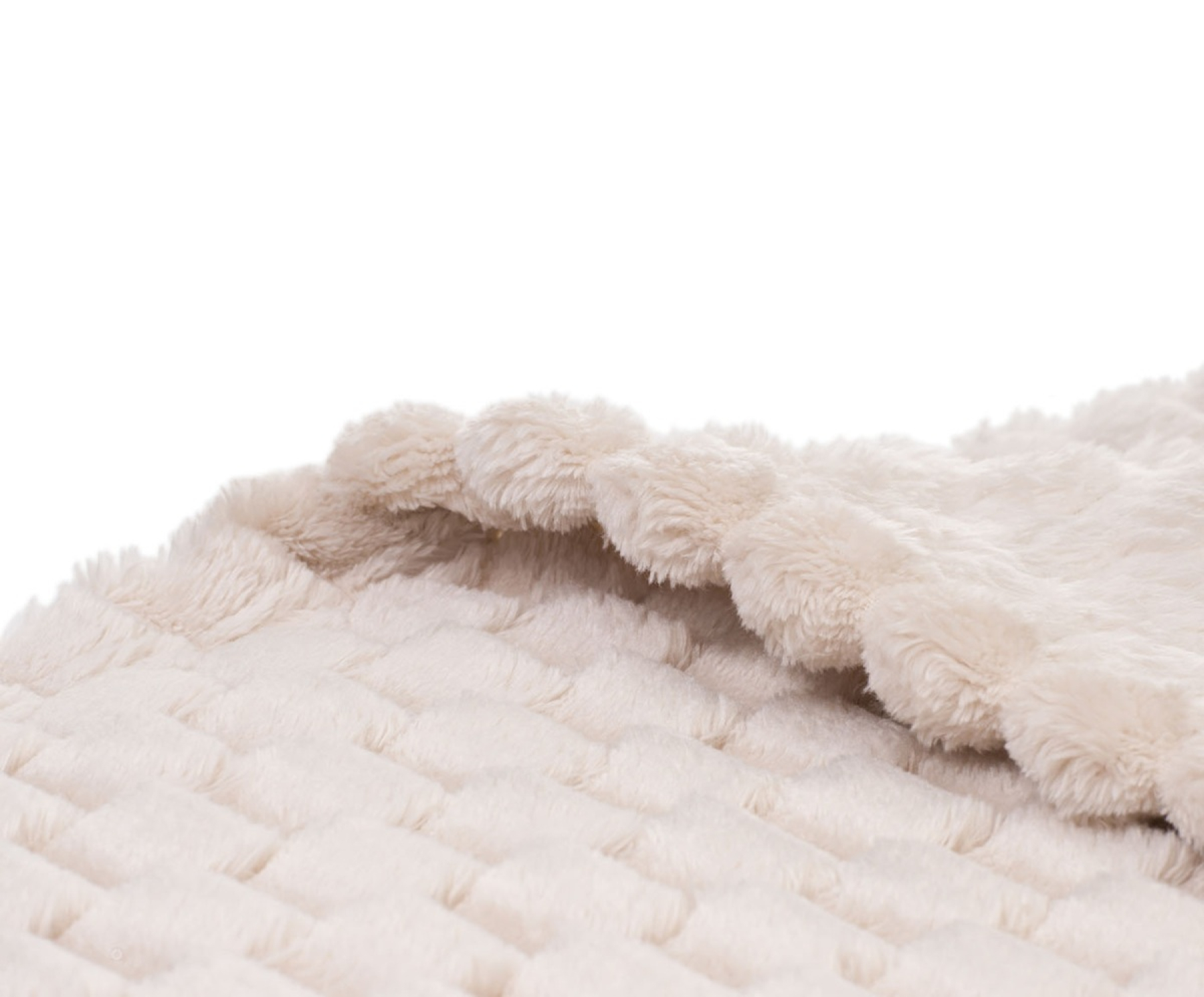 Gözze Kuscheldecke 'Jacquard' 150 x 200 cm Creme