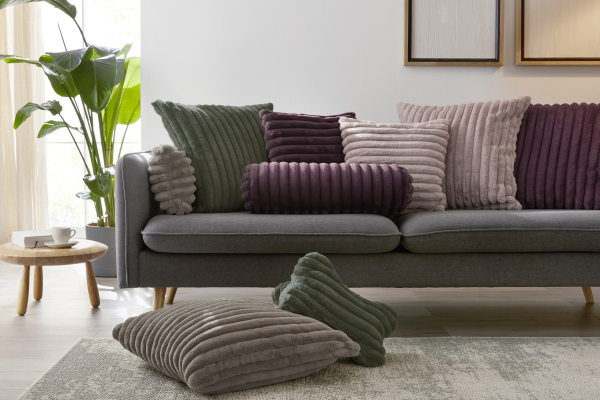 Gözze Breitcord Kissenrolle Vito 20 x 60 cm - Mehrere Farben