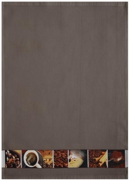 framsohn Geschirrtuch Waffel 'Kaffee' 50 x 70 cm Taupe - Braun