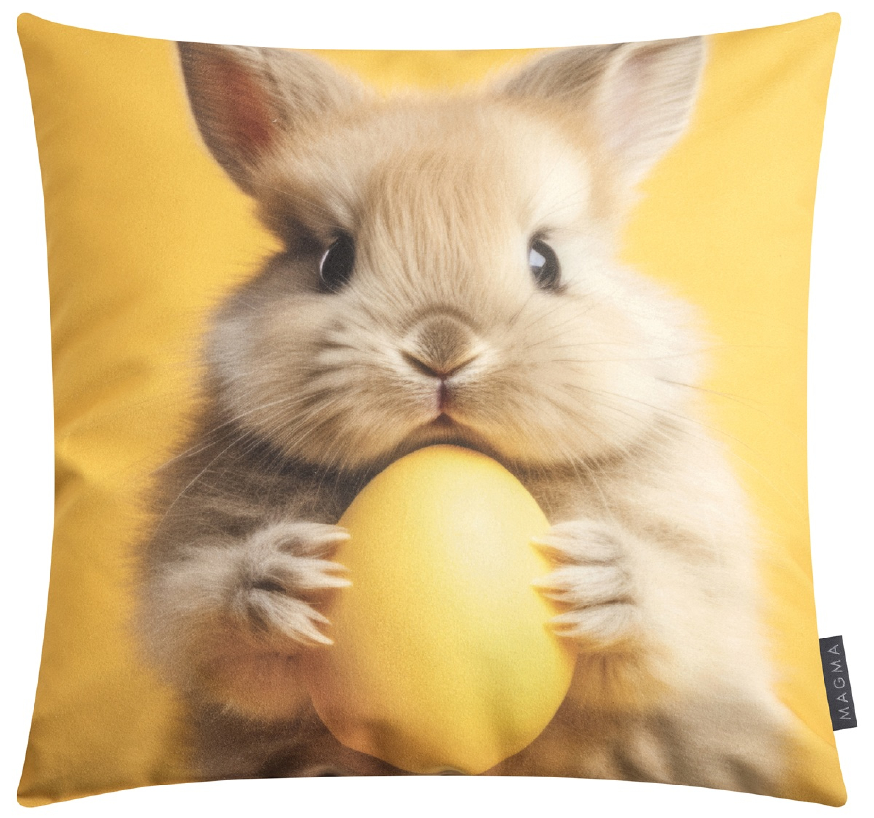 Magma gefülltes Kissen Easterparty 'Baby Rabbit' 45 x 45 cm Gelb
