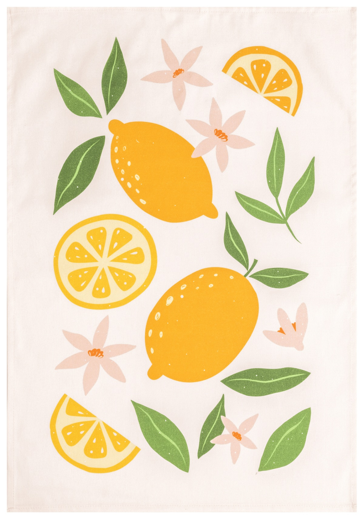 Magma Geschirrtuch Fruits 'Zitrone' 50 x 70 cm Gelb