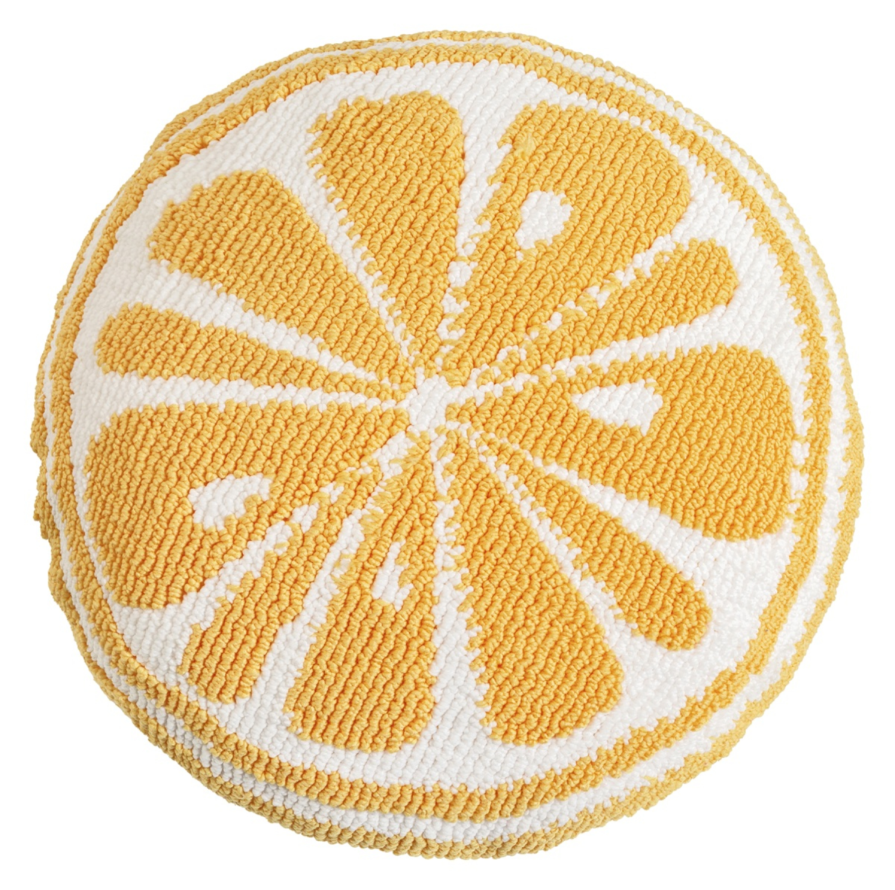 Magma Kissenhülle Sunny 'Lemon' ∅ 40 cm Gelb