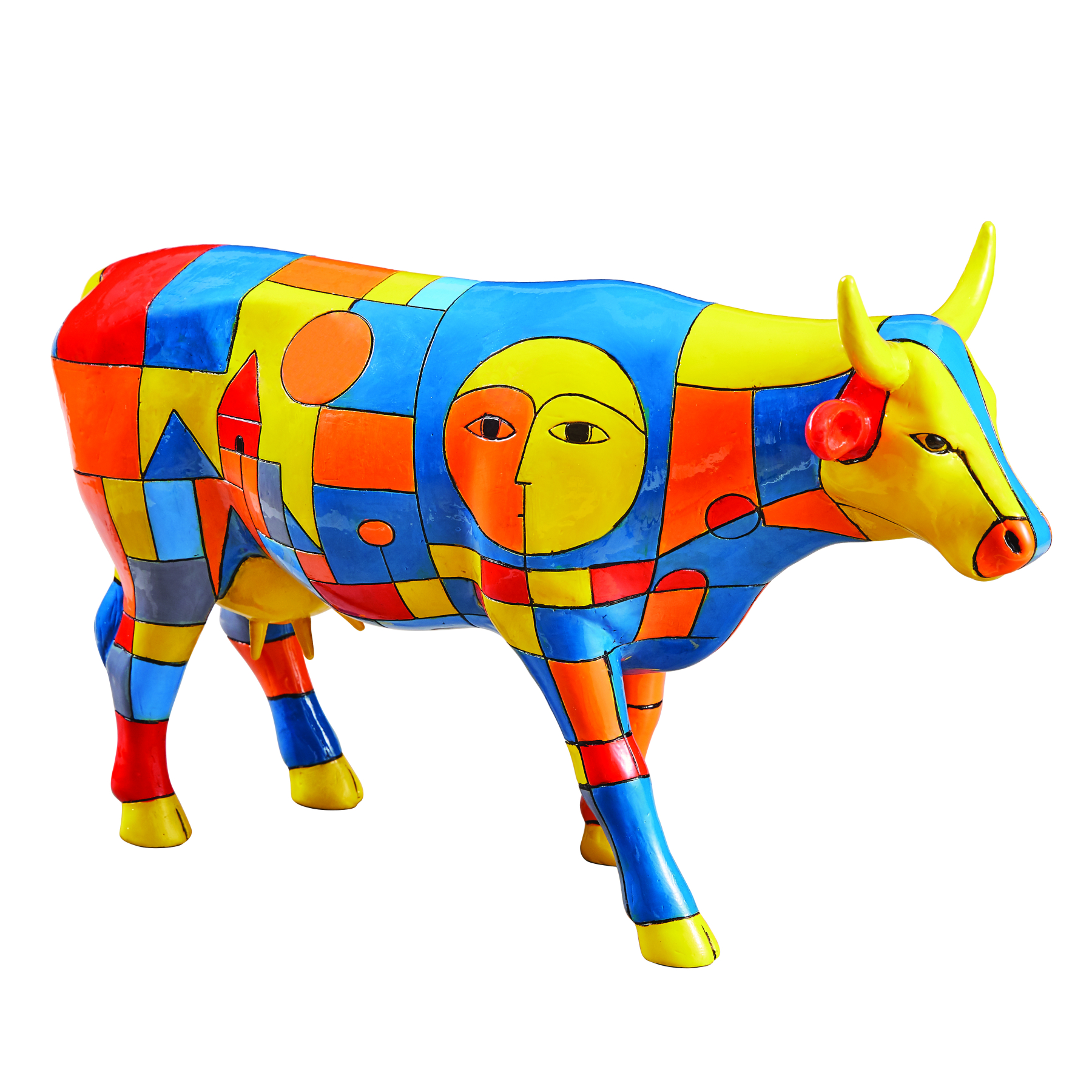 Chromatic Pastures Cow - Cowparade Kuh Large